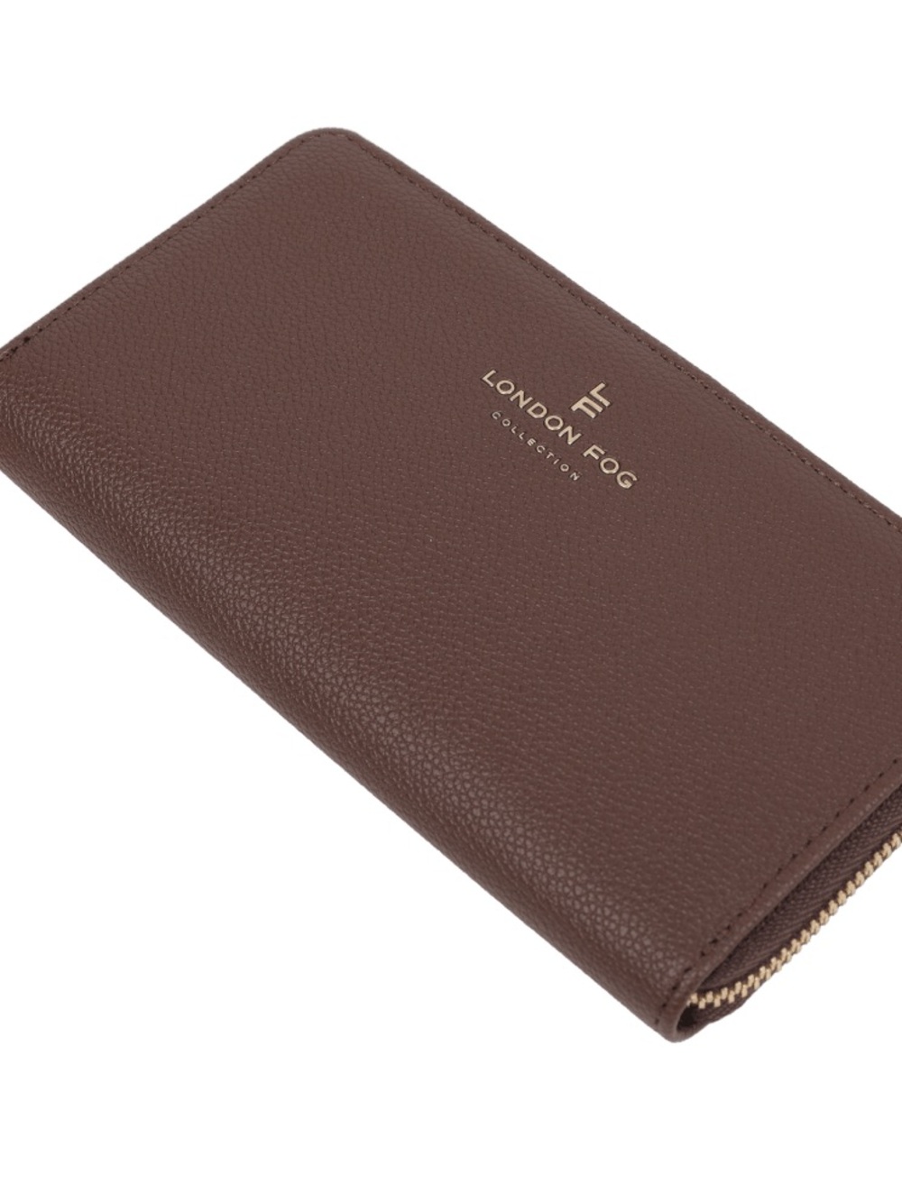 London Fog Brown Vegan Leather Wallet
